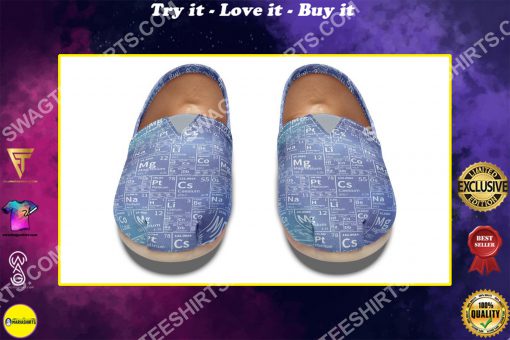 the periodic table tile all over printed toms shoes