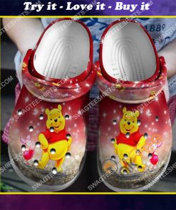 the pooh and piglet all over printed crocs