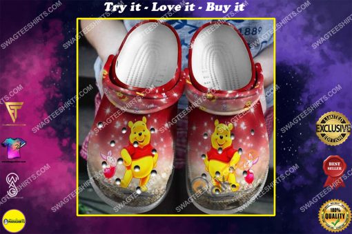 the pooh and piglet all over printed crocs