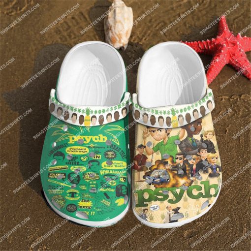 the psych tv show all over printed crocs 1(1)