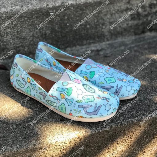 the science equipment pattern all over printed toms shoes 2(1)