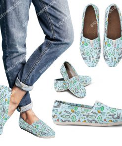 the science equipment pattern all over printed toms shoes 3(1) - Copy