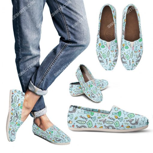the science equipment pattern all over printed toms shoes 3(1) - Copy