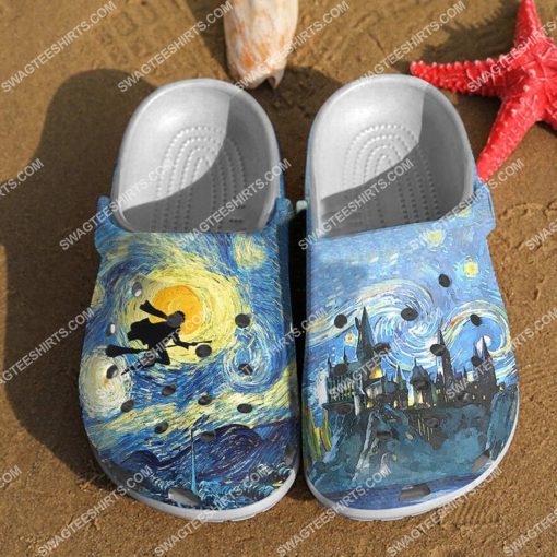 the starry night van gogh harry potter all over printed crocs 2(1)