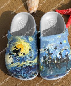 the starry night van gogh harry potter all over printed crocs 3(1)