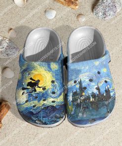 the starry night van gogh harry potter all over printed crocs 4(1)
