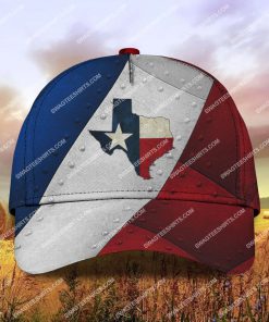 the texas flag all over printed classic cap 2