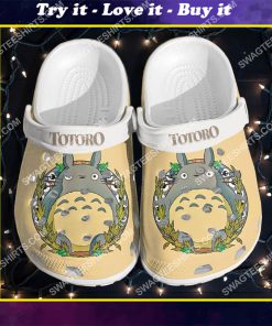 the totoro anime all over printed crocs
