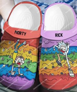 the tv show rick and morty all over printed crocs 1 - Copy(1)