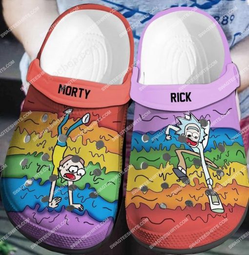 the tv show rick and morty all over printed crocs 1(2) - Copy