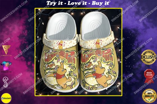 the winnie the pooh all over printed crocs