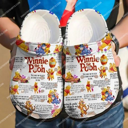 the winnie-the-pooh quotes all over printed crocs 1(1)
