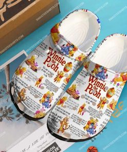 the winnie-the-pooh quotes all over printed crocs 4(1)