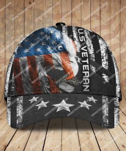 united states veteran eagle with american flag classic cap 2
