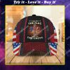united states veteran stand for the flag kneel for the cross classic cap