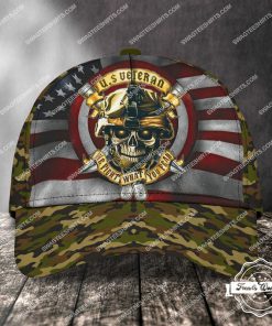united states veteran we fight what you fear skull classic cap 2