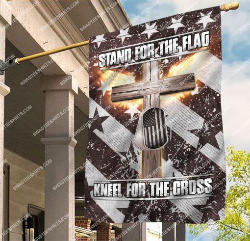 usa veteran stand for the flag kneel for the cross flag 2 - Copy (2)