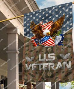 usa veteran with eagle all over printed flag 2 - Copy