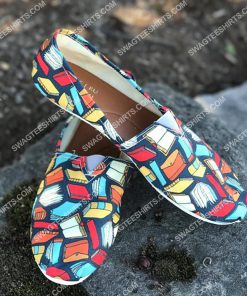 vintage book lovers all over printed toms shoes 2(1)