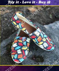 vintage book lovers all over printed toms shoes