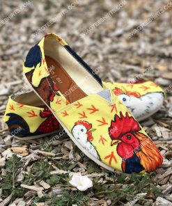 vintage chicken all over printed toms shoes 2(1)