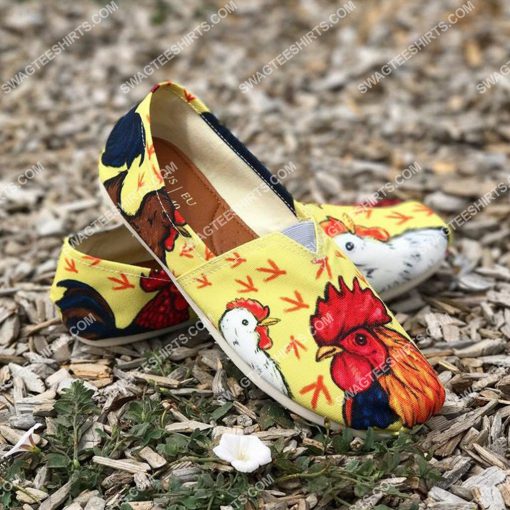 vintage chicken all over printed toms shoes 2(1) - Copy