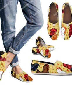 vintage chicken all over printed toms shoes 3(1) - Copy