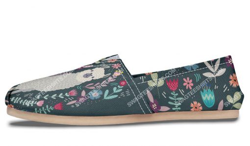 vintage llama and flower all over printed toms shoes 2(1)