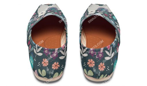 vintage llama and flower all over printed toms shoes 4(1)