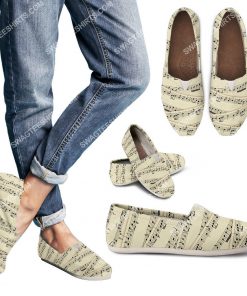 vintage sheet music all over printed toms shoes 3(1) - Copy