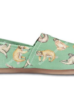 vintage sloth lover all over printed toms shoes 3(1)
