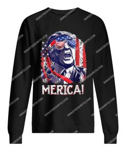4th of july trump 'merica salt bae style sweatshirt 1