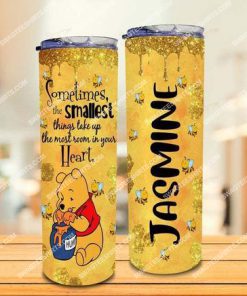 custom sometimes the smallest things take up the most room in your heart winnie the pooh skinny tumbler 2(1)