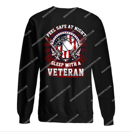 feel safe at night sleep with a veteran sweatshirt 1