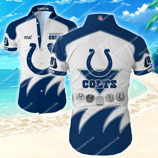 football team indianapolis colts full printing summer hawaiian shirt 2