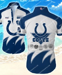 football team indianapolis colts full printing summer hawaiian shirt 2 - Copy