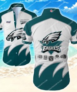 football team philadelphia eagles full printing hawaiian shirt 2