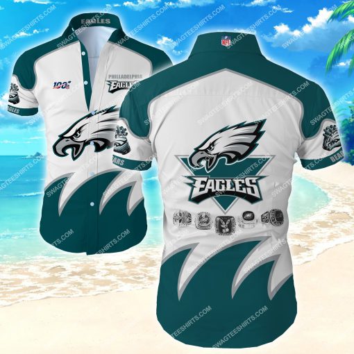 football team philadelphia eagles full printing hawaiian shirt 2