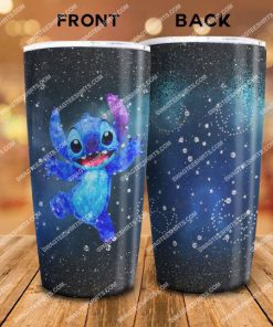 galaxy glitter lilo and stitch movie stainless steel tumbler 3(1)