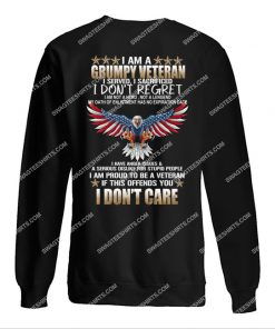 i am a grumpy veteran i served i sacrificed veterans day sweatshirt 1