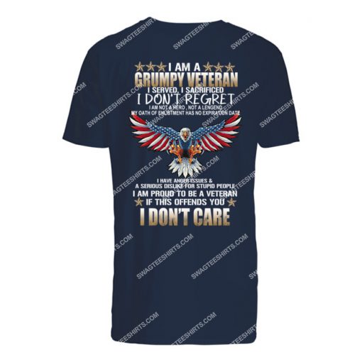 i am a grumpy veteran i served i sacrificed veterans day tshirt 1