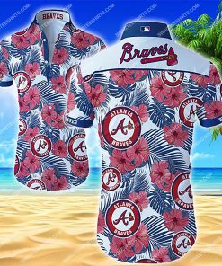 major league baseball atlanta braves summer hawaiian shirt 2