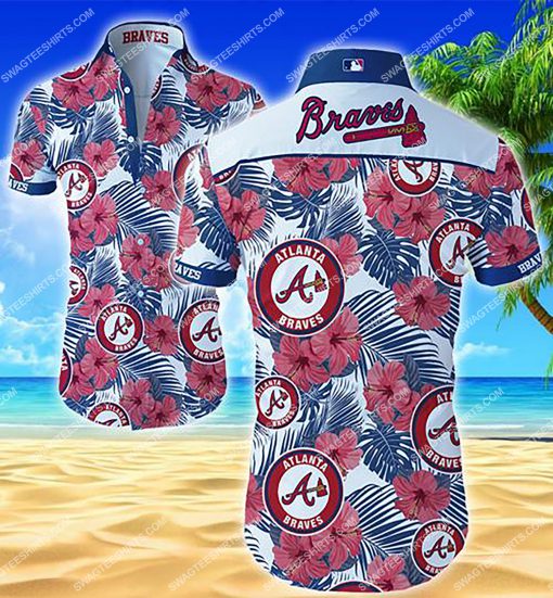 major league baseball atlanta braves summer hawaiian shirt 2 - Copy (2)