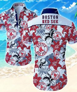 major league baseball boston red sox hawaiian shirt 2