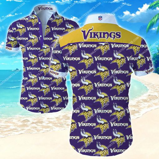 minnesota vikings football all over print hawaiian shirt 2 - Copy (2)