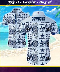 national football league dallas cowboys hawaiian shirt