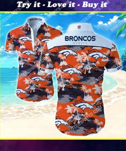 national football league denver broncos summer hawaiian shirt
