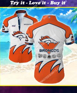national football league denver broncos team hawaiian shirt