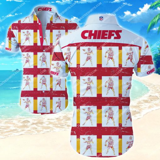 national football league kansas city chiefs team hawaiian shirt 2