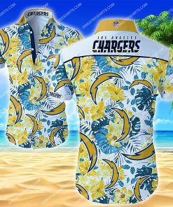 national football league los angeles chargers hawaiian shirt 2